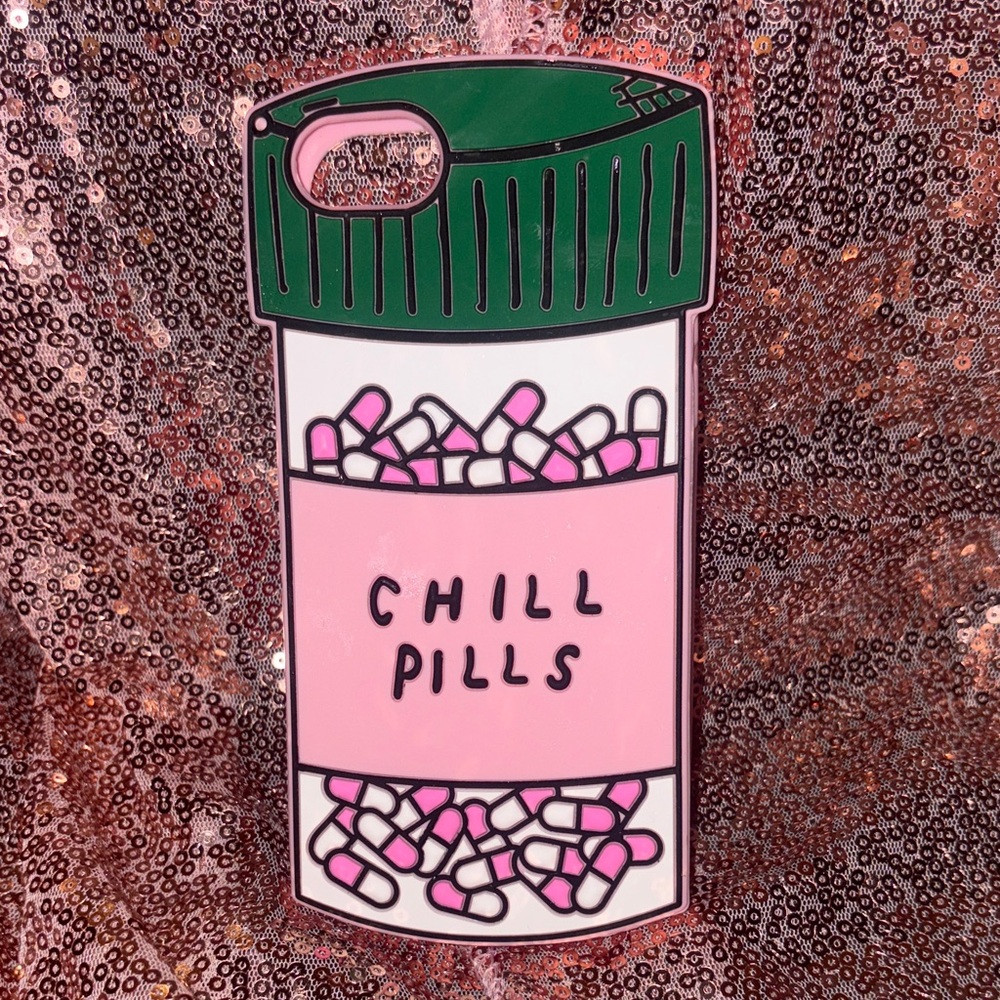 Chill Pills Pink and Green IPhone SE (2nd generation)Case